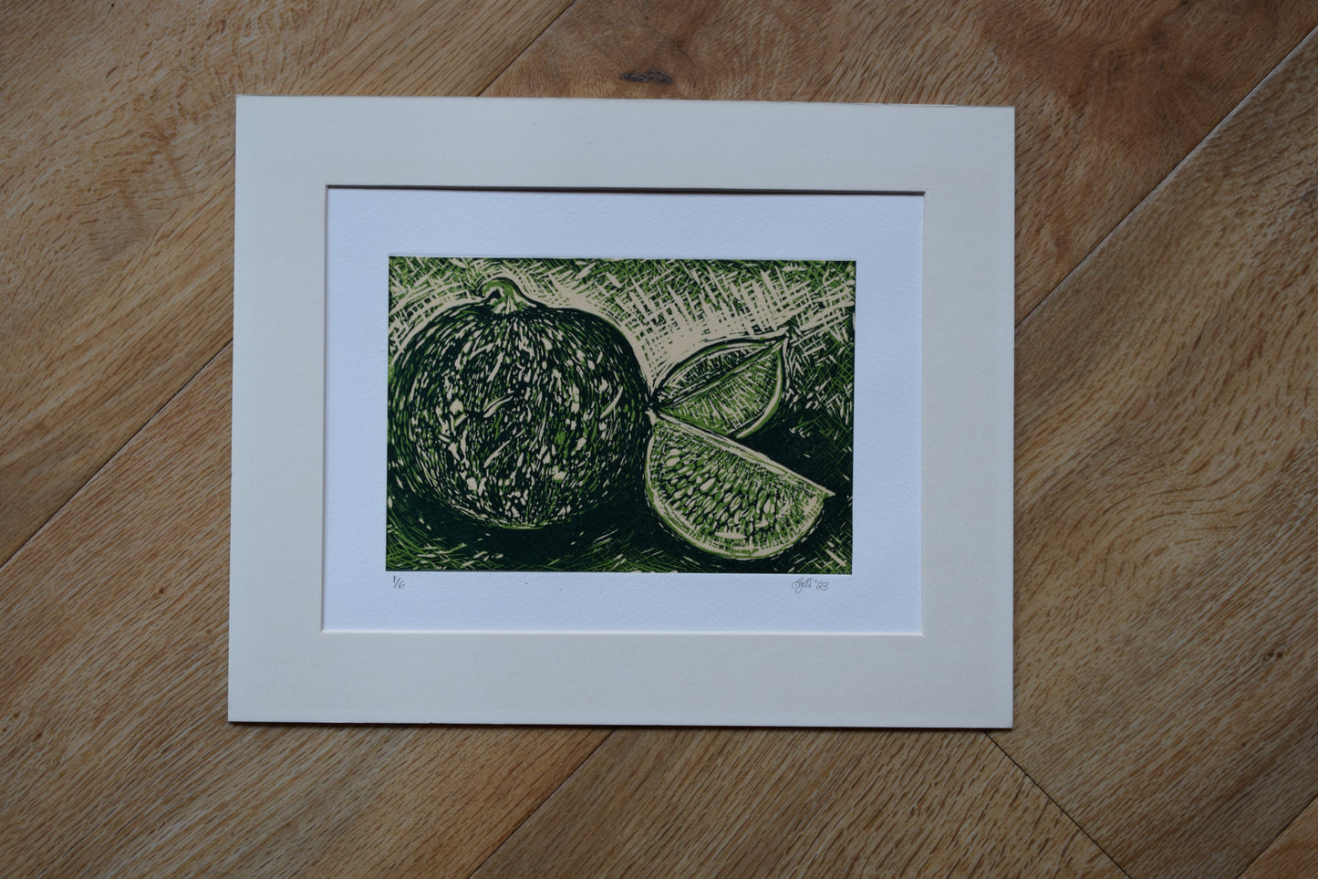 Still life of a gourd